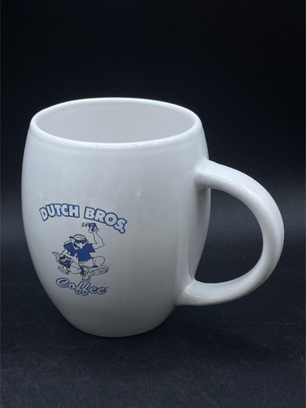 20th Anniversary Dutch Bros Coffee Large White Mug Keep on Kickin' Logo 2012 - Picture 4 of 9